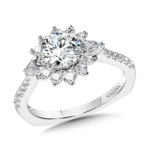 Statement Diamond Halo Engagement Ring Midtown Diamonds Reno, NV