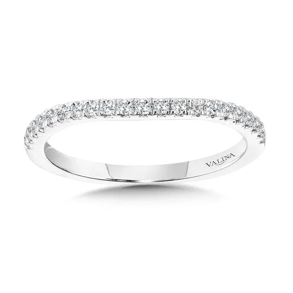 Curved Diamond Wedding Band Gold Mine Jewelers Jackson, CA