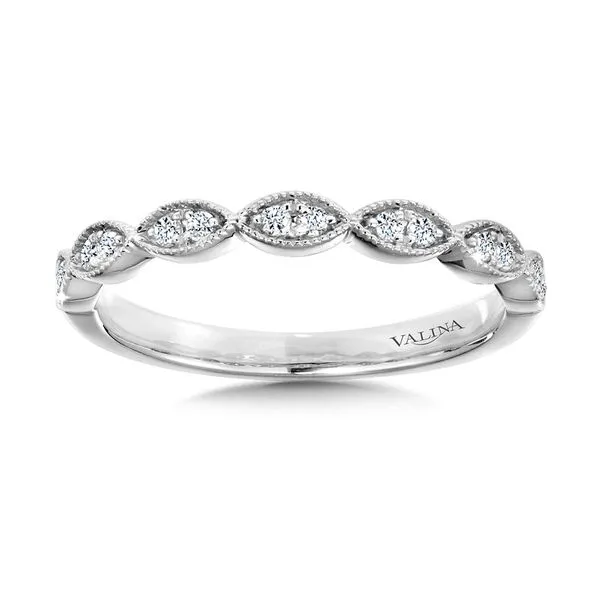 Scalloped Milgrain Diamond Wedding Band Midtown Diamonds Reno, NV
