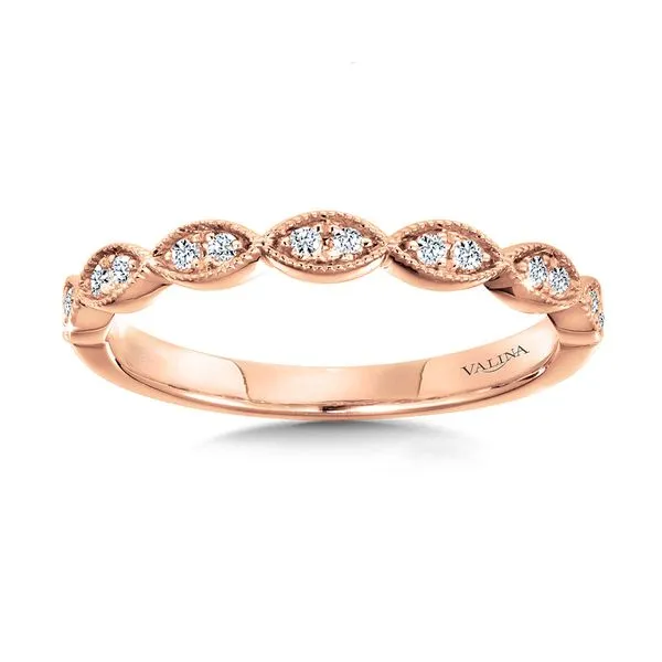 Scalloped Milgrain Diamond Wedding Band Gold Mine Jewelers Jackson, CA