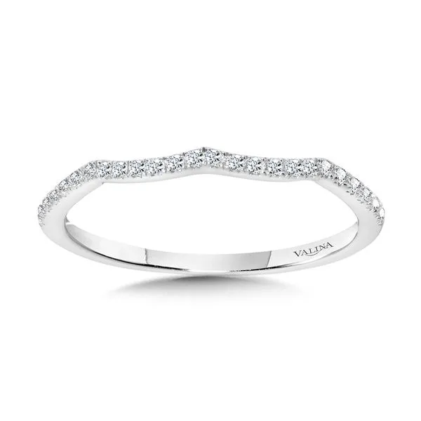 Curved Diamond Wedding Band Gold Mine Jewelers Jackson, CA