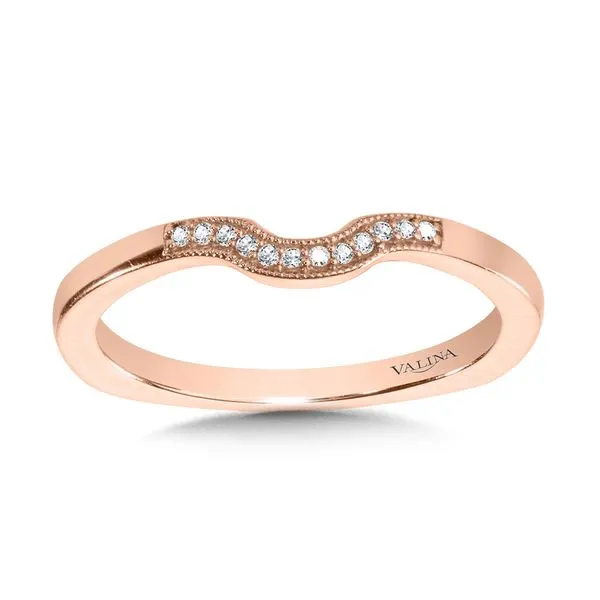 Milgrain-Accented Diamond Wedding Band Gold Mine Jewelers Jackson, CA
