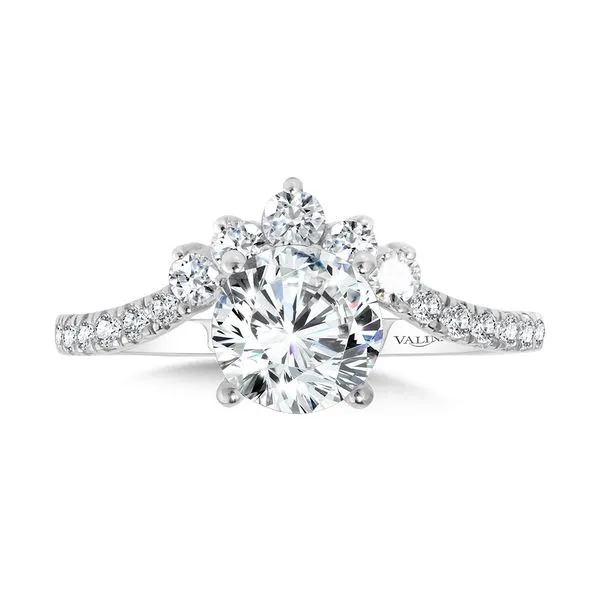 Chevron-Shaped Hidden Halo Diamond Engagement Ring Midtown Diamonds Reno, NV