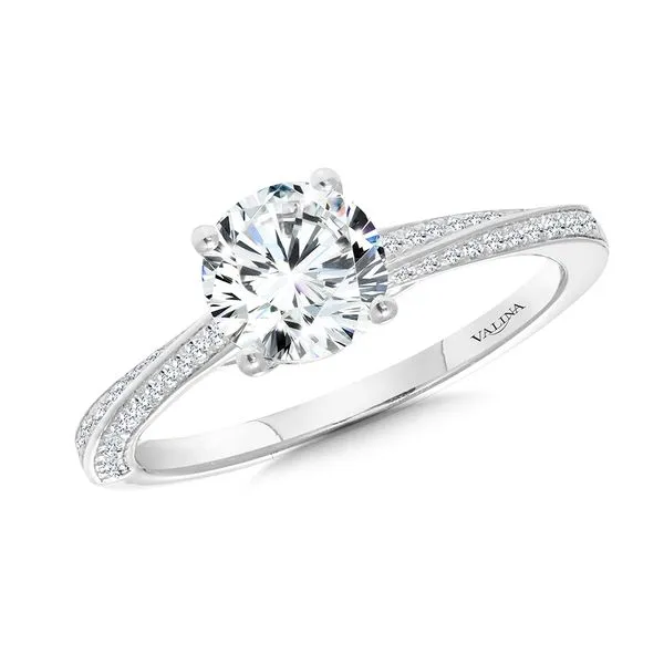 Twist Bypass Diamond Engagement Ring Sanders Jewelers Gainesville, FL