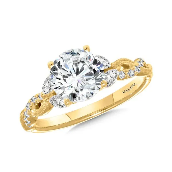 Vintage-Inspired Infinity Twist Diamond Engagement Ring Midtown Diamonds Reno, NV