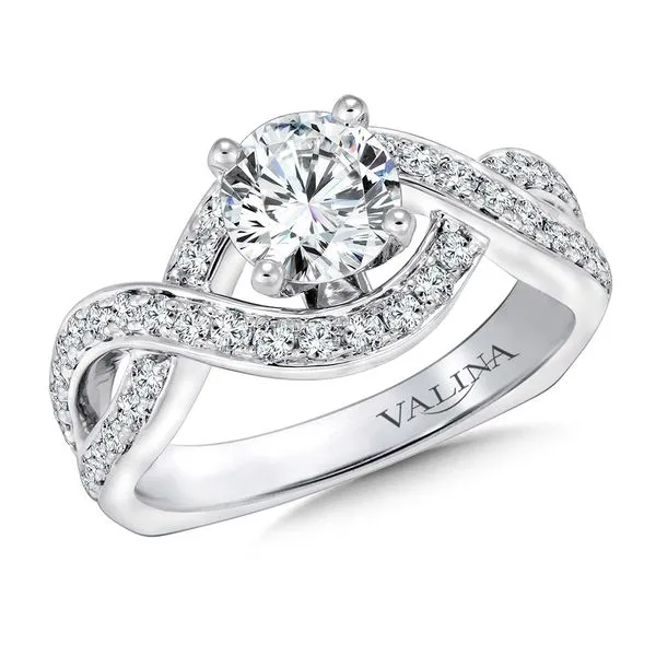 Spiral Style Diamond Engagement Ring Midtown Diamonds Reno, NV