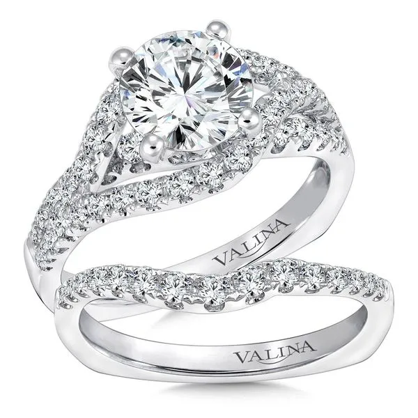Spiral Style Diamond Engagement Ring Image 3 Midtown Diamonds Reno, NV