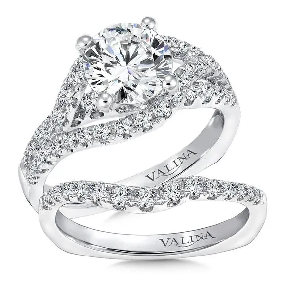 Spiral Style Diamond Engagement Ring Image 4 Midtown Diamonds Reno, NV