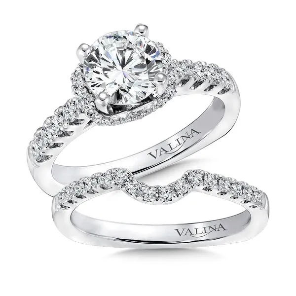Halo Style Diamond Engagement Ring Image 4 Midtown Diamonds Reno, NV