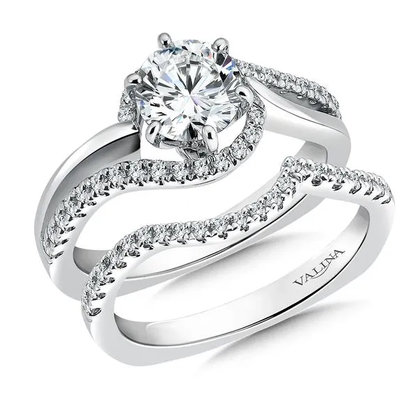 Spiral Style Diamond Engagement Ring Image 4 Midtown Diamonds Reno, NV