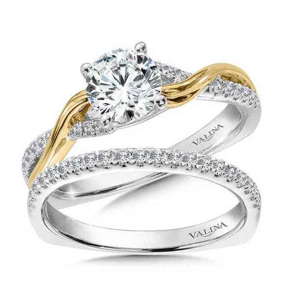 Criss Cross Diamond Engagement Ring Image 3 Sanders Jewelers Gainesville, FL