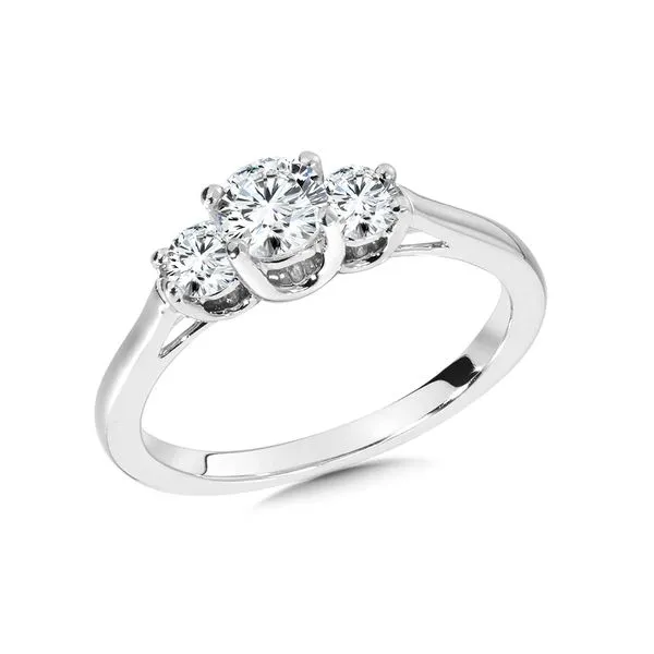 Three-Stone Diamond Engagement Ring Midtown Diamonds Reno, NV