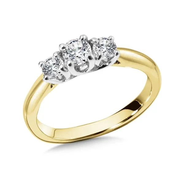 Three-Stone Trellis Diamond Engagement Ring Midtown Diamonds Reno, NV