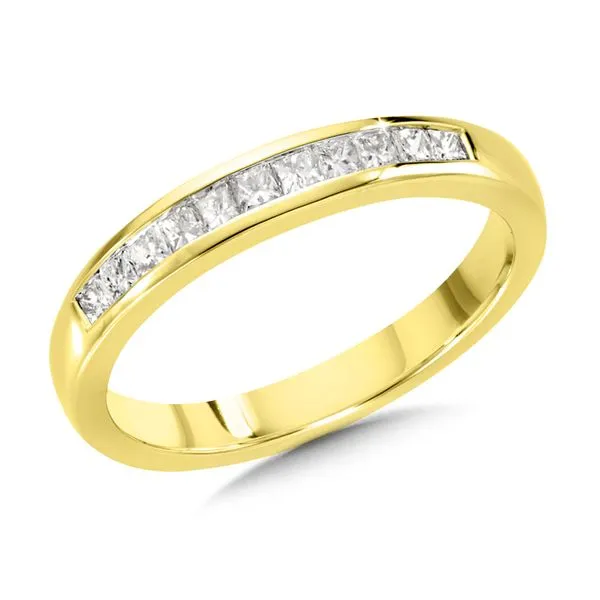0.40 TDW - Channel Set Princess Cut Diamond Wedding Band Shipley's Fine Jewelry Hampstead, MD