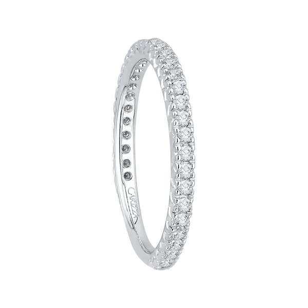 Diamond Wedding Band in 14K White Gold Image 2 James Gattas Jewelers Memphis, TN