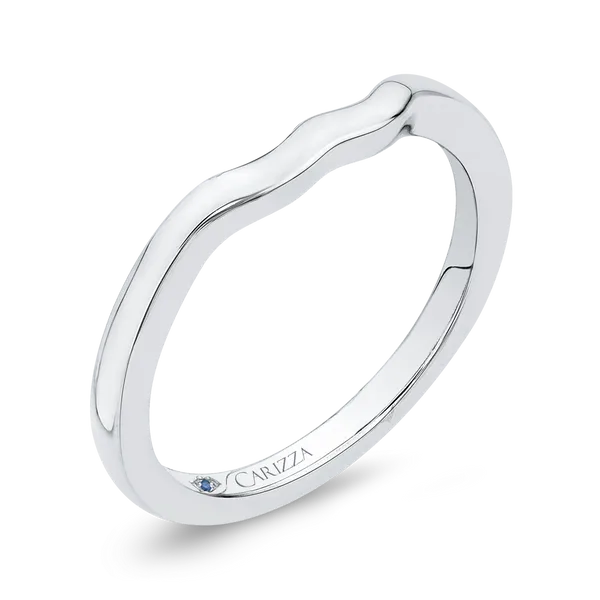 Plain Wedding Band in 14K White Gold Image 2 Diamond Shop Ada, OK