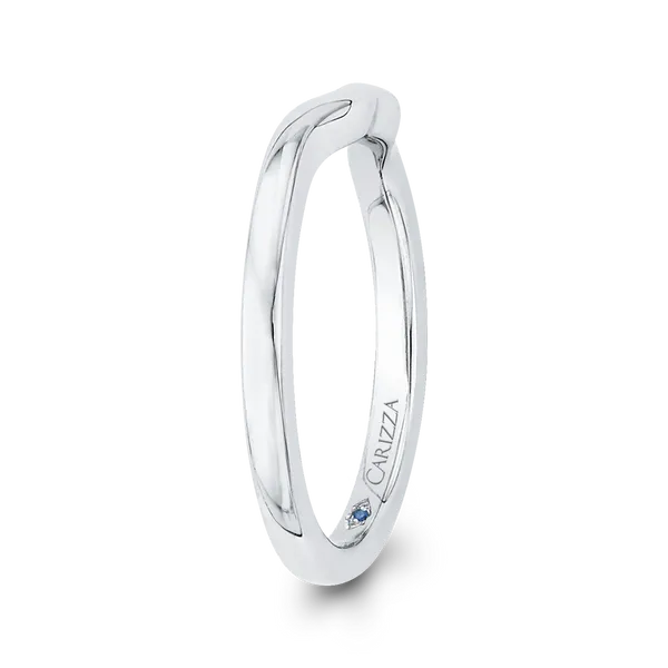 Plain Wedding Band in 14K White Gold Image 3 Diamond Shop Ada, OK