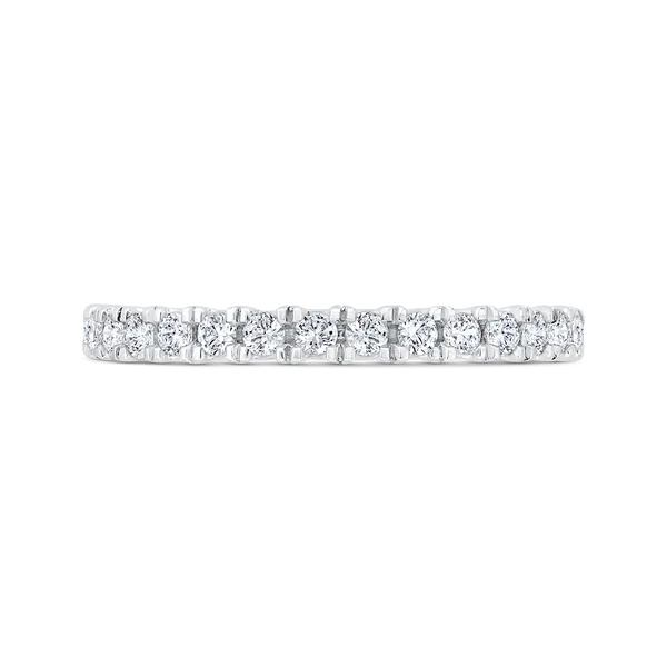 Diamond Wedding Band in 14K White Gold Diamond Shop Ada, OK