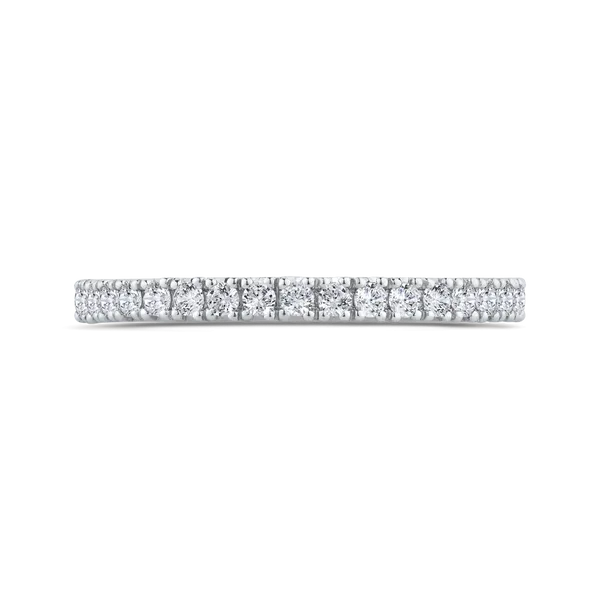 Diamond Wedding Band in 14K White Gold Ask Design Jewelers Olean, NY