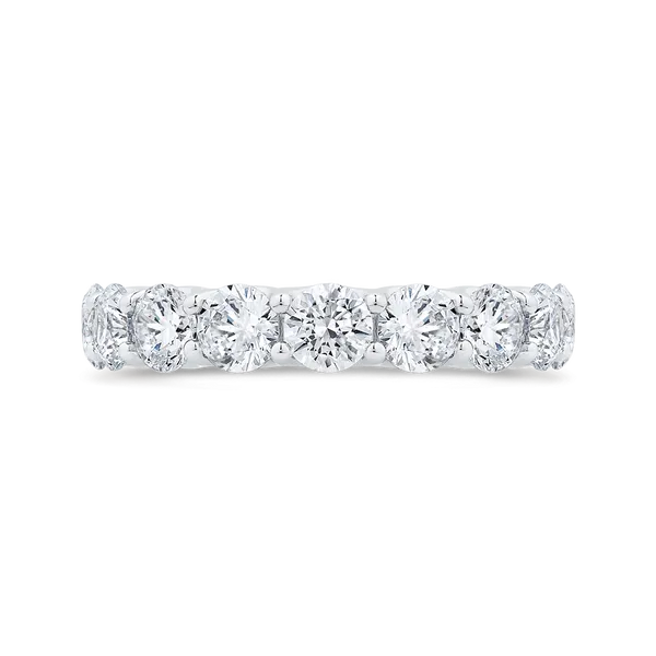14K White Gold with Round Diamond Eternity Ring James Gattas Jewelers Memphis, TN