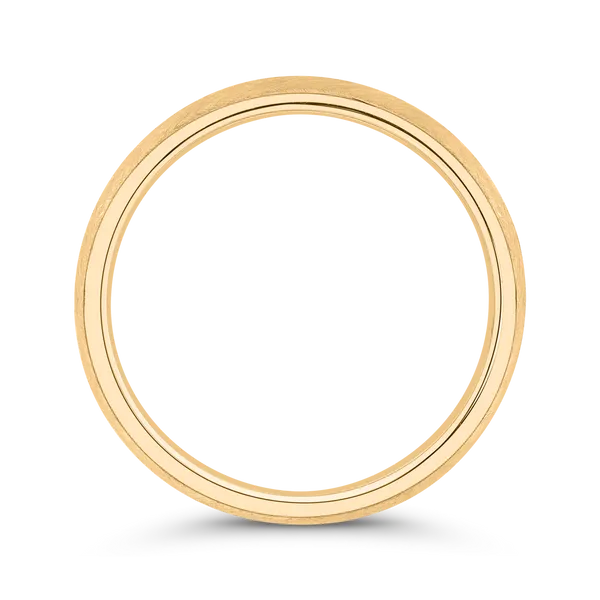 14K Yellow Gold Men's Band Image 4 Woelk's House of Diamonds Russell, KS