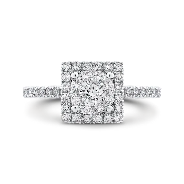 Diamond Engagement Ring in 14K White Gold McChristy Jewelers Columbus, NE