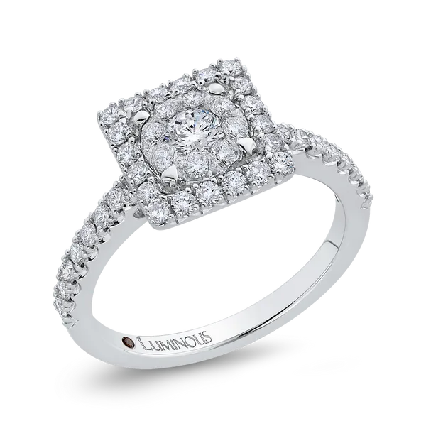 Diamond Engagement Ring in 14K White Gold Image 2 McChristy Jewelers Columbus, NE