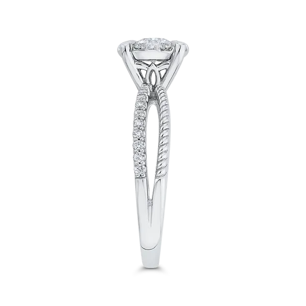 Diamond Engagement Ring in 14K White Gold Image 3 McChristy Jewelers Columbus, NE