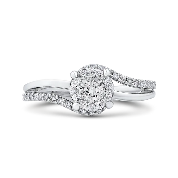 Round Diamond Promise Engagement Ring in 14K White Gold McChristy Jewelers Columbus, NE