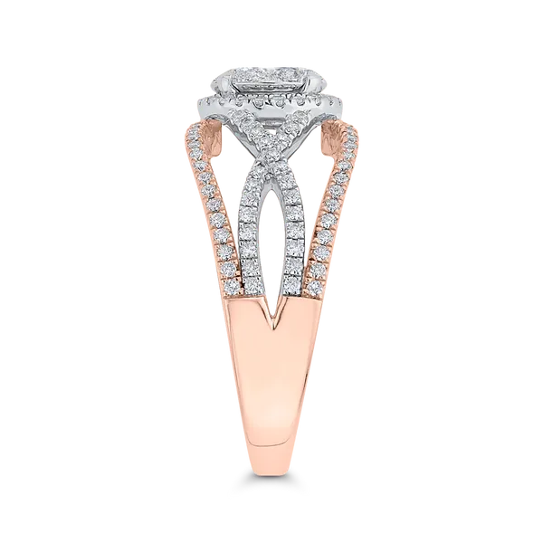 Diamond Fashion Ring in 14K Two Tone Gold Image 3 McChristy Jewelers Columbus, NE