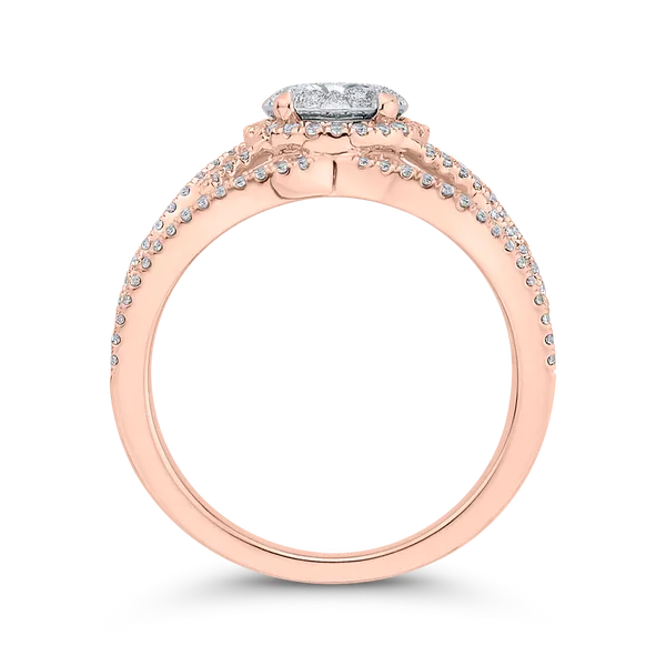 Diamond Fashion Ring in 14K Two Tone Gold Image 4 McChristy Jewelers Columbus, NE