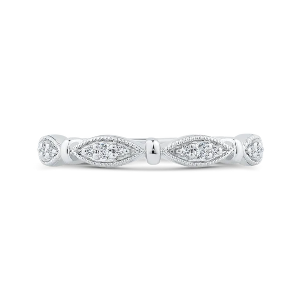 Diamond Wedding Band in 14K White Gold McChristy Jewelers Columbus, NE