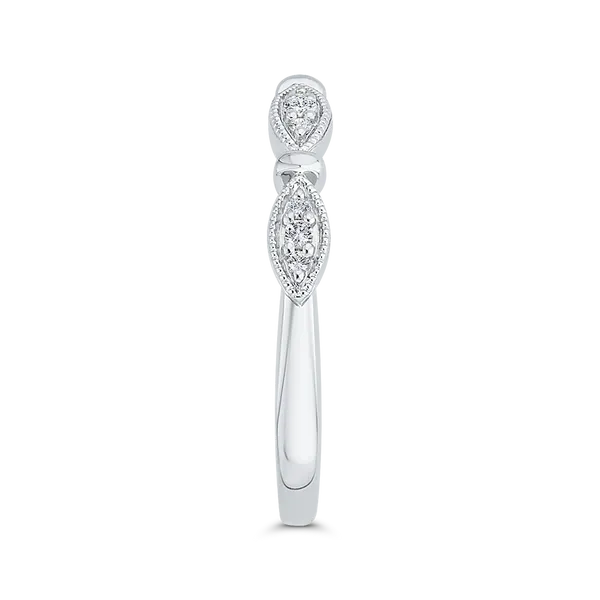 Diamond Wedding Band in 14K White Gold Image 3 McChristy Jewelers Columbus, NE