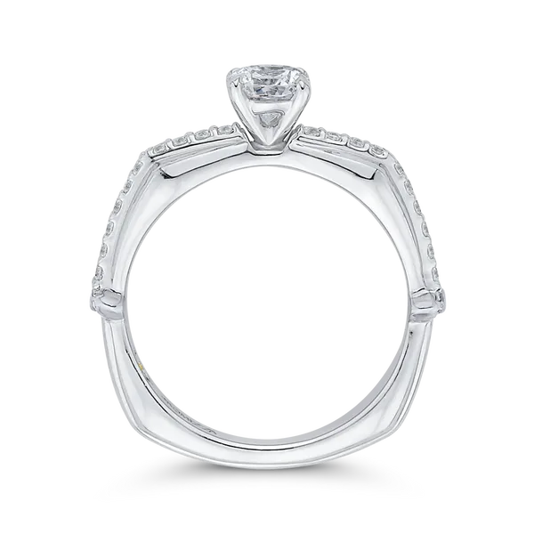 Diamond Engagement Ring in 14K White Gold Image 4 McChristy Jewelers Columbus, NE