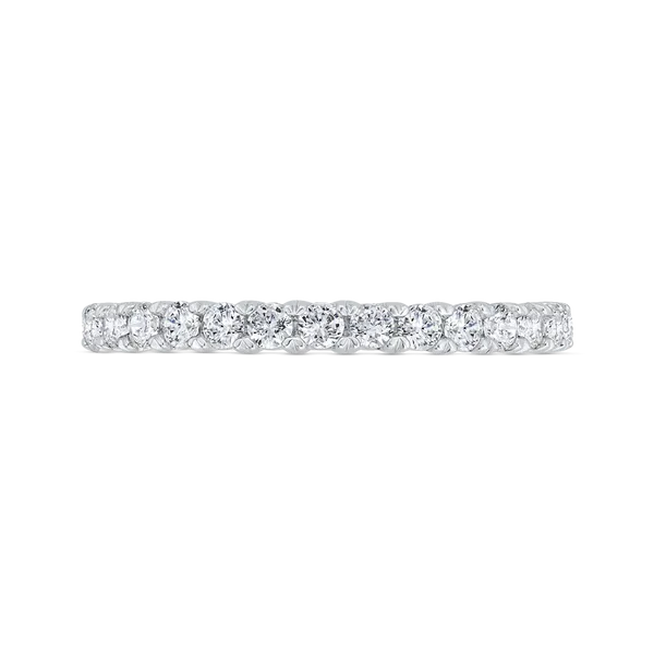 Diamond Wedding Band in 18K White Gold James Gattas Jewelers Memphis, TN