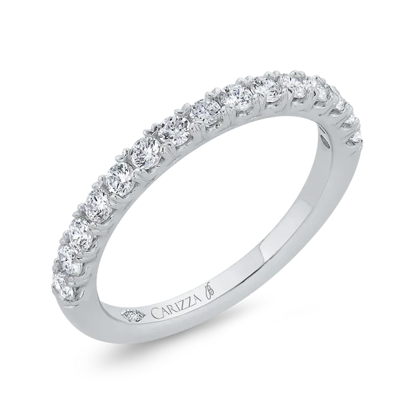 Diamond Wedding Band in 18K White Gold Image 2 James Gattas Jewelers Memphis, TN