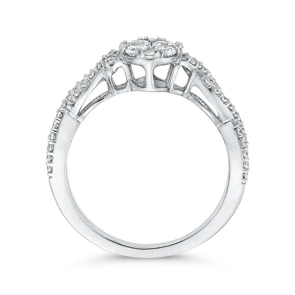 10K White Gold 3/4 Ct Diamond Fashion Ring in 14K White Gold Image 4 McChristy Jewelers Columbus, NE