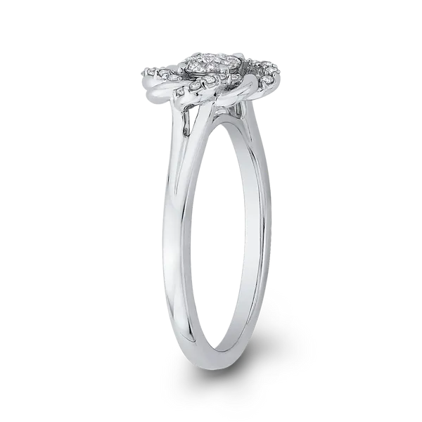 10K White Gold 1/5 Ct Diamond Fashion Ring in 14K White Gold Image 3 McChristy Jewelers Columbus, NE