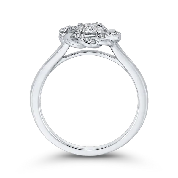 10K White Gold 1/5 Ct Diamond Fashion Ring in 14K White Gold Image 4 McChristy Jewelers Columbus, NE