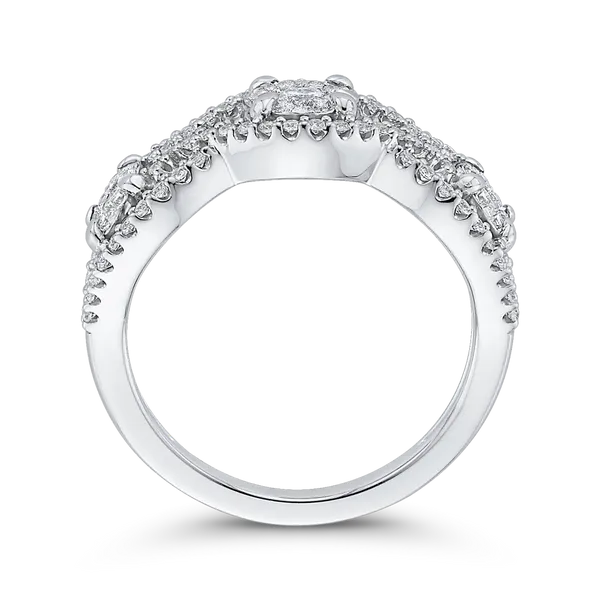 10K White Gold 3/4 ct White Diamond Fashion Ring in 14K White Gold Image 4 McChristy Jewelers Columbus, NE