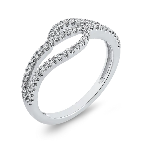5/8 ct Round White Diamond 10K White Gold Fashion Ring in 14K White Gold Image 2 McChristy Jewelers Columbus, NE