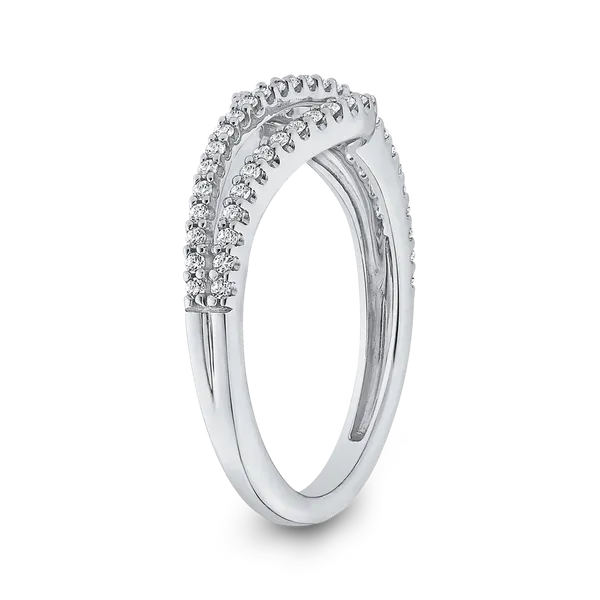 5/8 ct Round White Diamond 10K White Gold Fashion Ring in 14K White Gold Image 3 McChristy Jewelers Columbus, NE