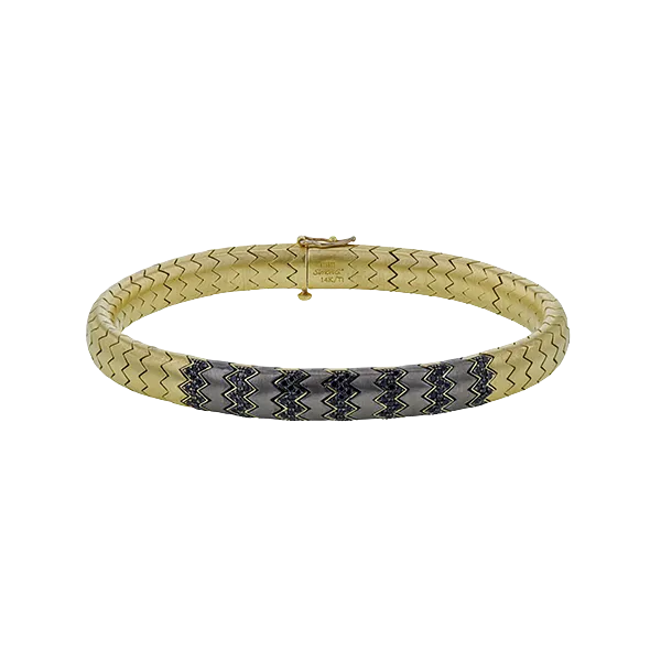 14k Two-tone Gold Men's Bracelet The Diamond Shop, Inc. Lewiston, ID