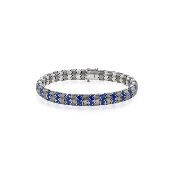 14k White Gold Men's Bracelet Diamond Showcase Longview, WA