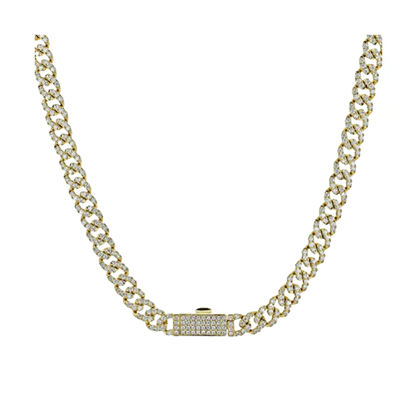 14k Yellow Gold Diamond Necklace Diamond Showcase Longview, WA