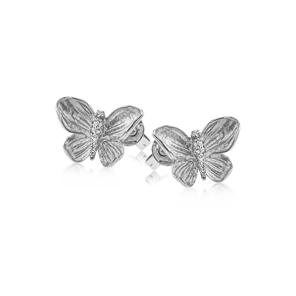 18k White Gold Diamond Earrings Jim Bartlett Fine Jewelry Longview, TX