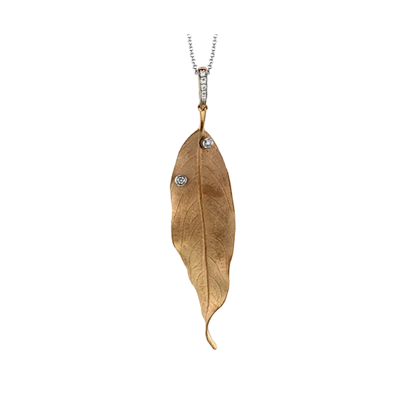 18k White & Rose Gold Diamond Pendant The Diamond Shop, Inc. Lewiston, ID