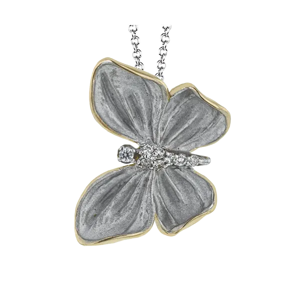 18k White Gold Diamond Pendant Diamond Showcase Longview, WA