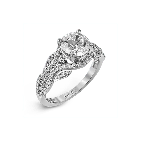 Platinum Semi-mount Engagement Ring James & Williams Jewelers Berwyn, IL