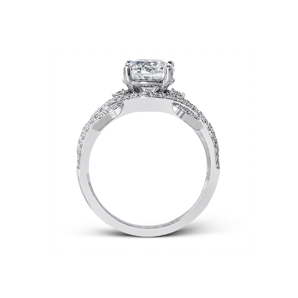 Platinum Semi-mount Engagement Ring Image 2 Diamond Showcase Longview, WA